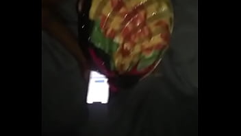 Teen getting backshots by BBC and calling her man